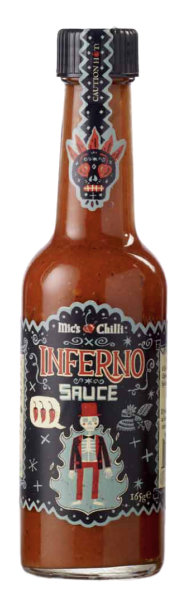 Inferno Sauce 165g 50000 Scoville 8Habanero/Fl.