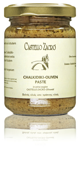 Chalkidiki-Oliven-Paste gr&uuml;n (140g netto)